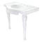 Fauceture VPB1378 Templeton 37" x 22" Ceramic Console Sink, White VPB1378 - alternate 1